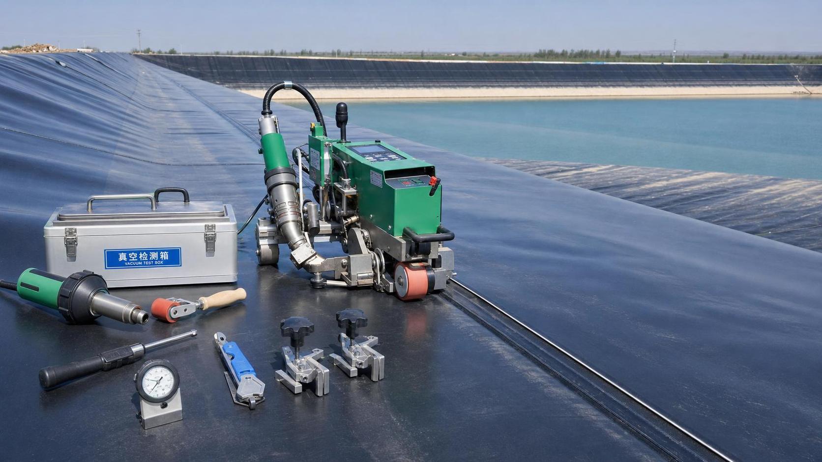 Herramientas de instalación de geomembranas que necesita para una soldadura de campo más rápida