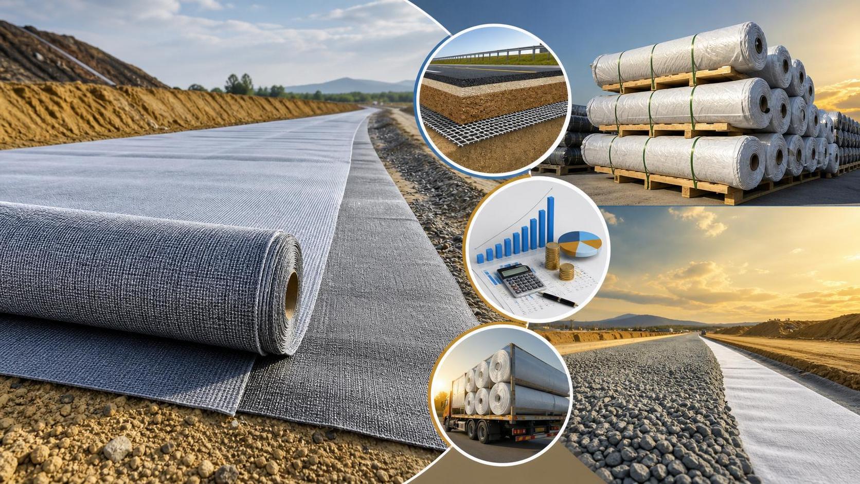 Factores de costo del geotextil tejido que importan en grandes proyectos civiles