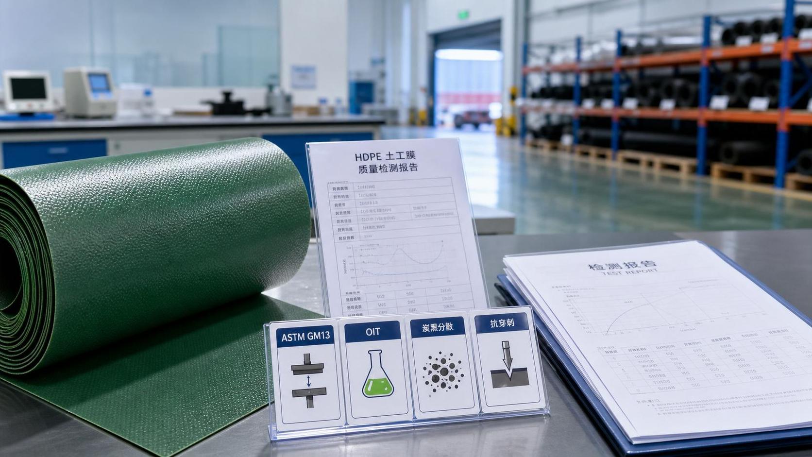 Estándares de geomembrana de HDPE: ¿Qué datos de ensayo debe solicitar?