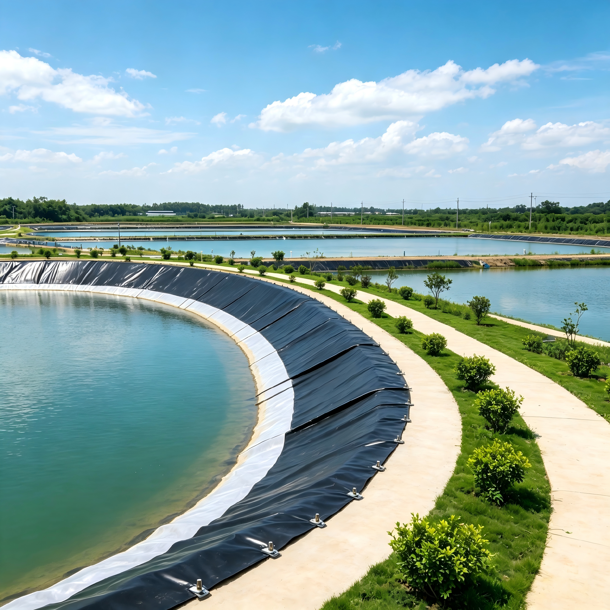 Lámina de HDPE para lago artificial