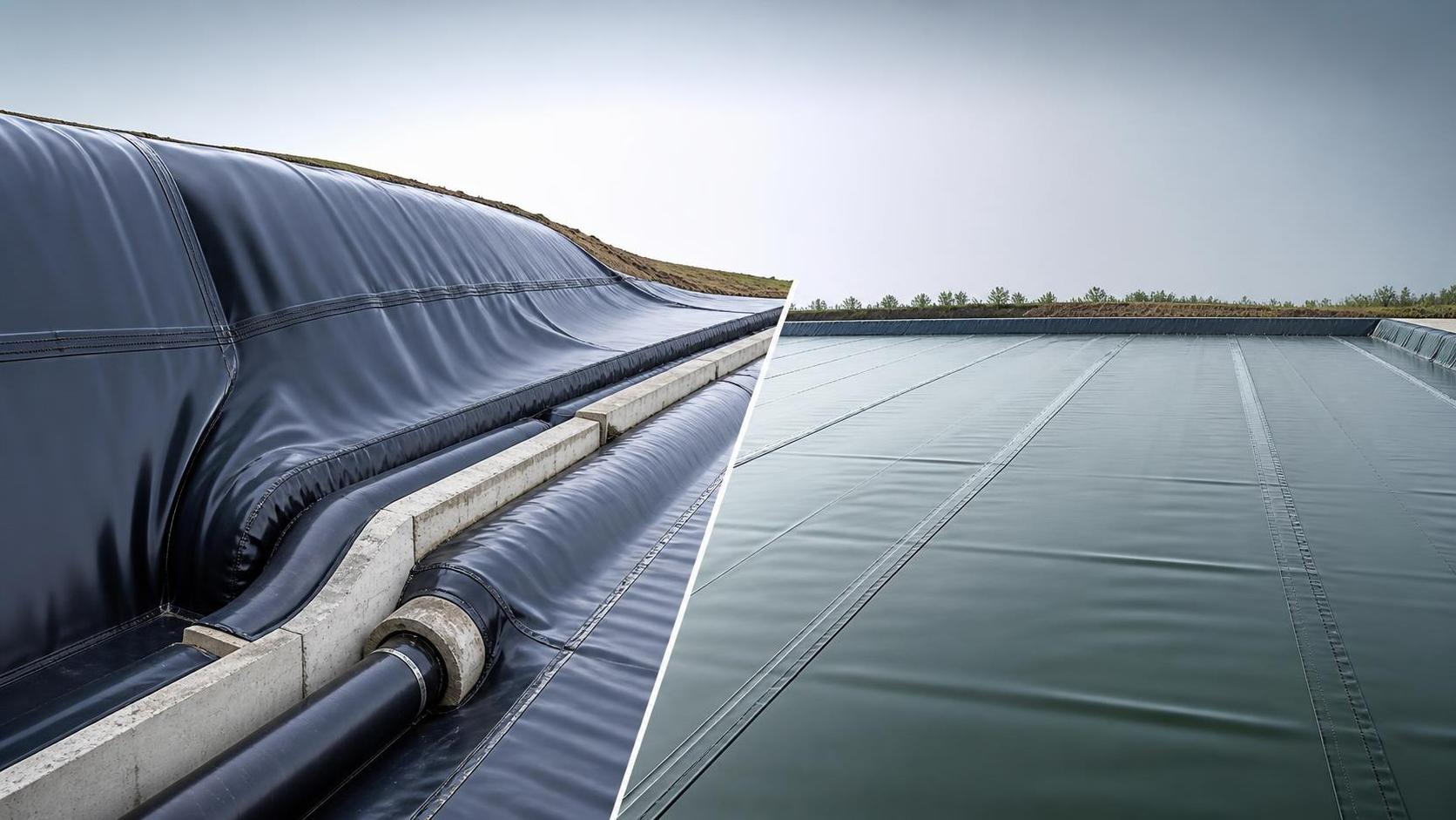 Geomembrana de PVC frente a HDPE: ¿qué revestimiento se adapta a las condiciones de instalación flexible?