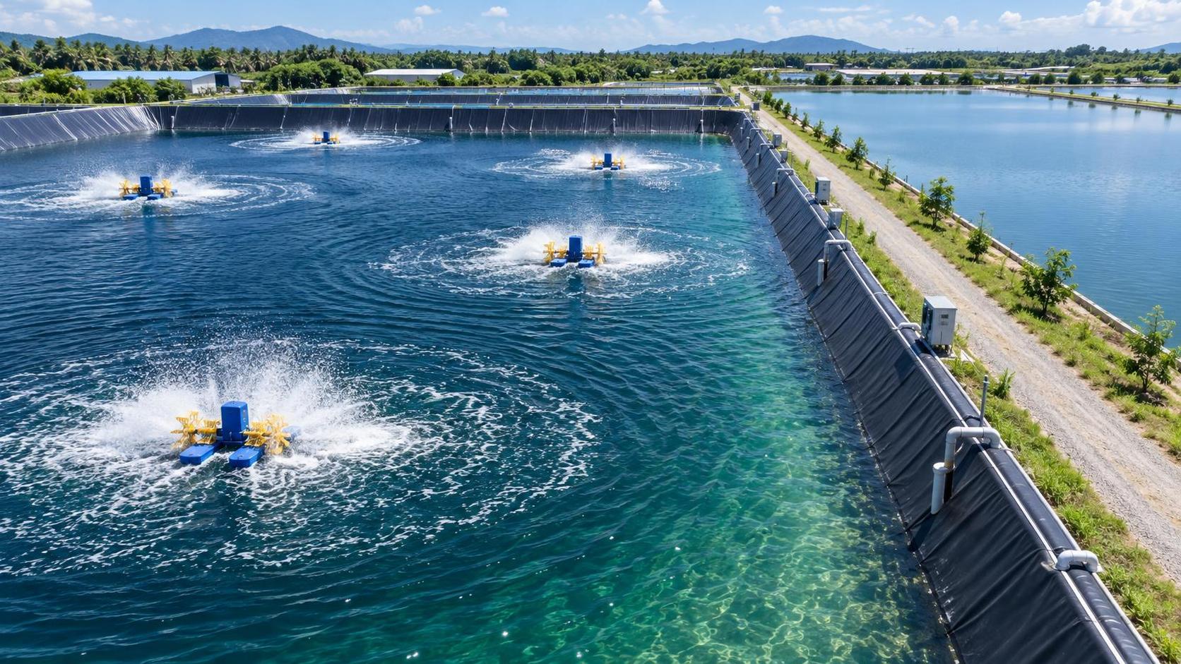 Por qué los aireadores para estanques de peces pierden eficiencia en climas calurosos