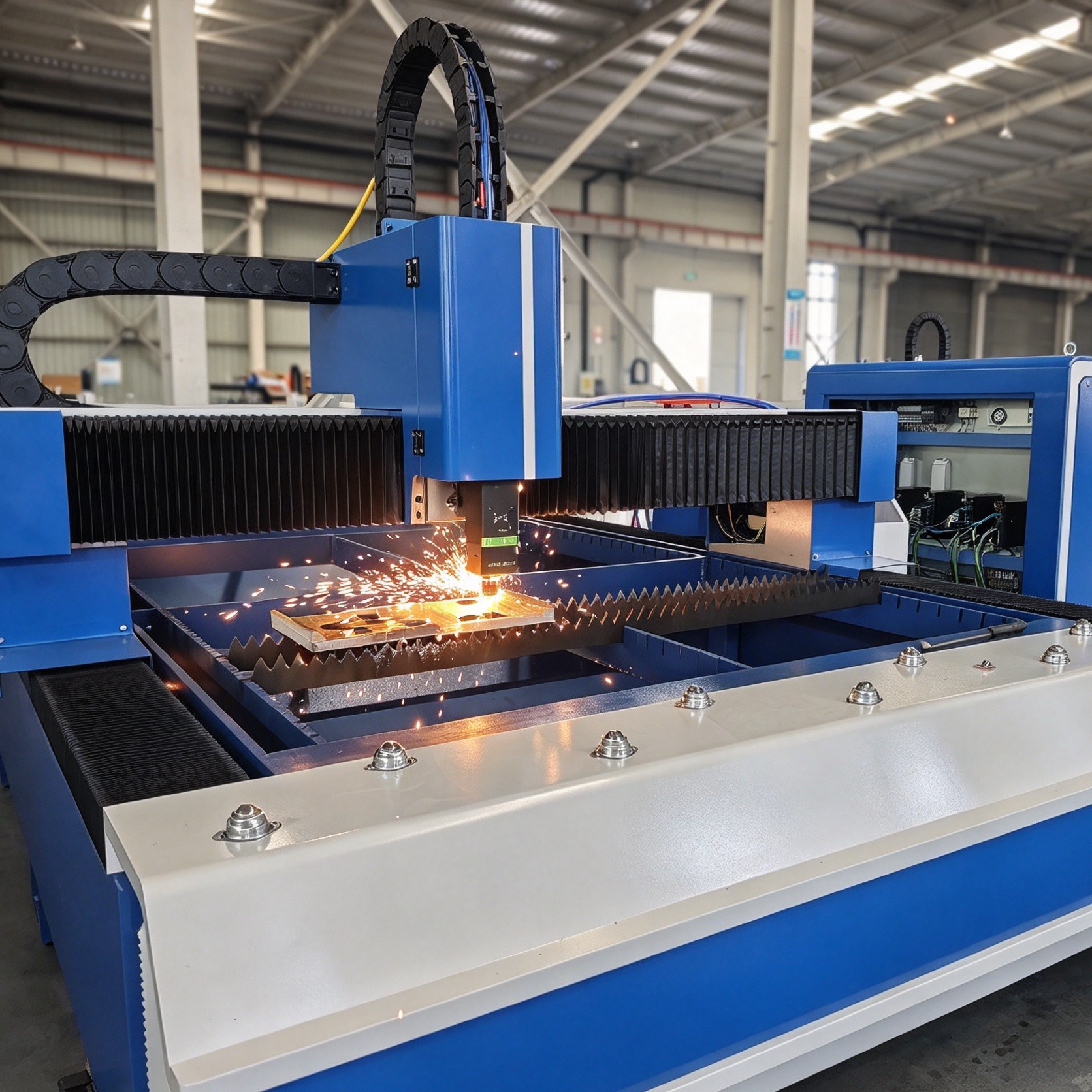 Волоконный лазерный станок для резки B3216-3KW