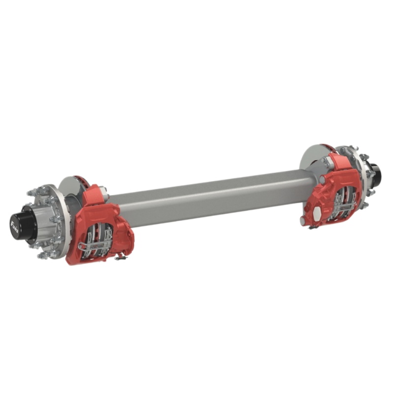 Eje con freno de disco FUWA 10T 12T 13T conjunto de freno de disco neumático para semirremolque