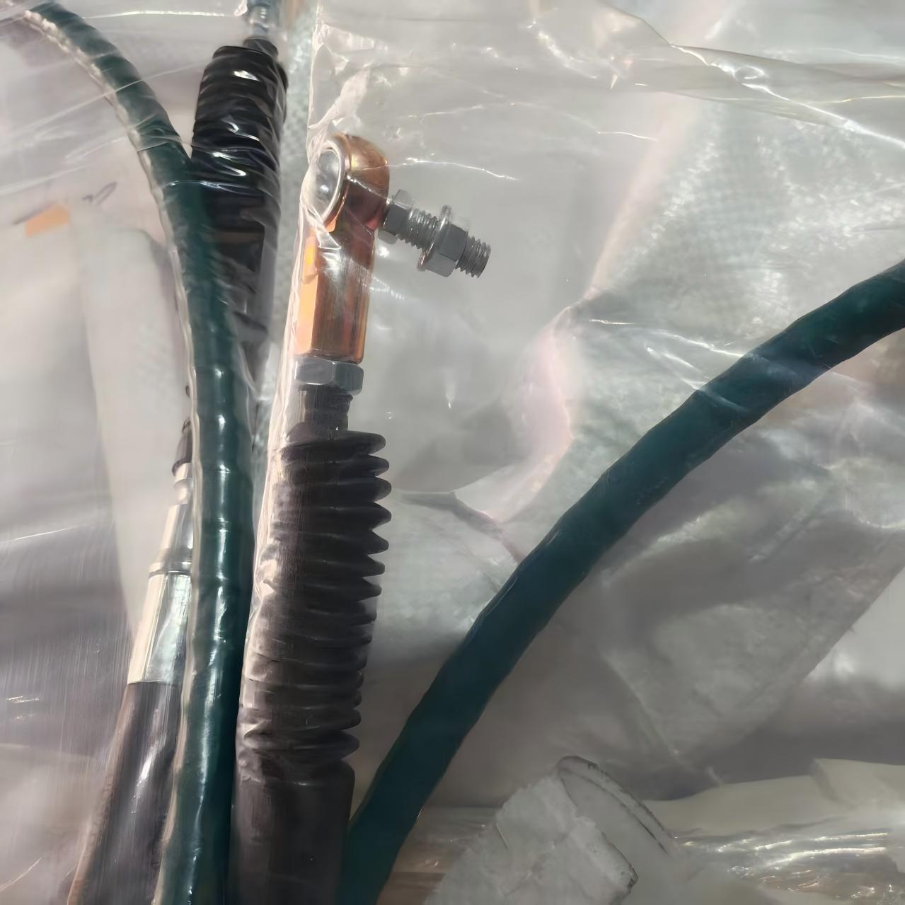 Juego de cables de cambio (2 PCS) WG9525240240 + WG9525240204 conjunto de cables de cambio de transmisión de servicio pesado para camión SINOTRUK HOWO