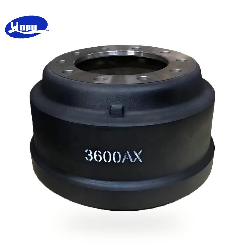 Tambor de freno 3600AX para piezas de reemplazo del sistema de frenos de camiones pesados y semirremolques
