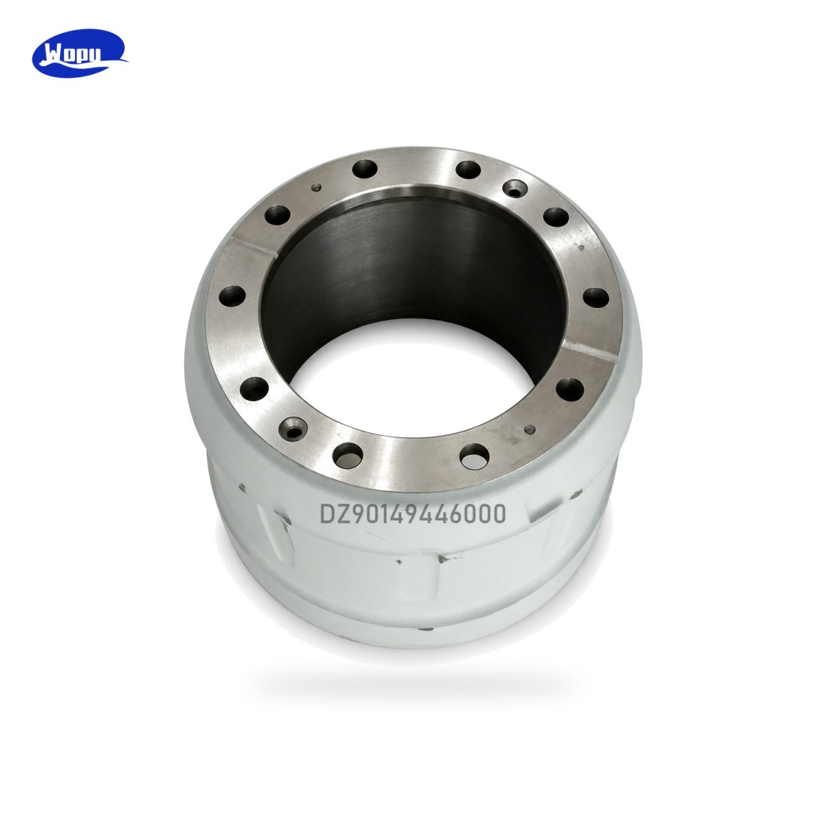 Tambor de freno del eje delantero DZ90149446000 para camiones de servicio pesado y camiones volquete mineros, piezas del sistema de frenos