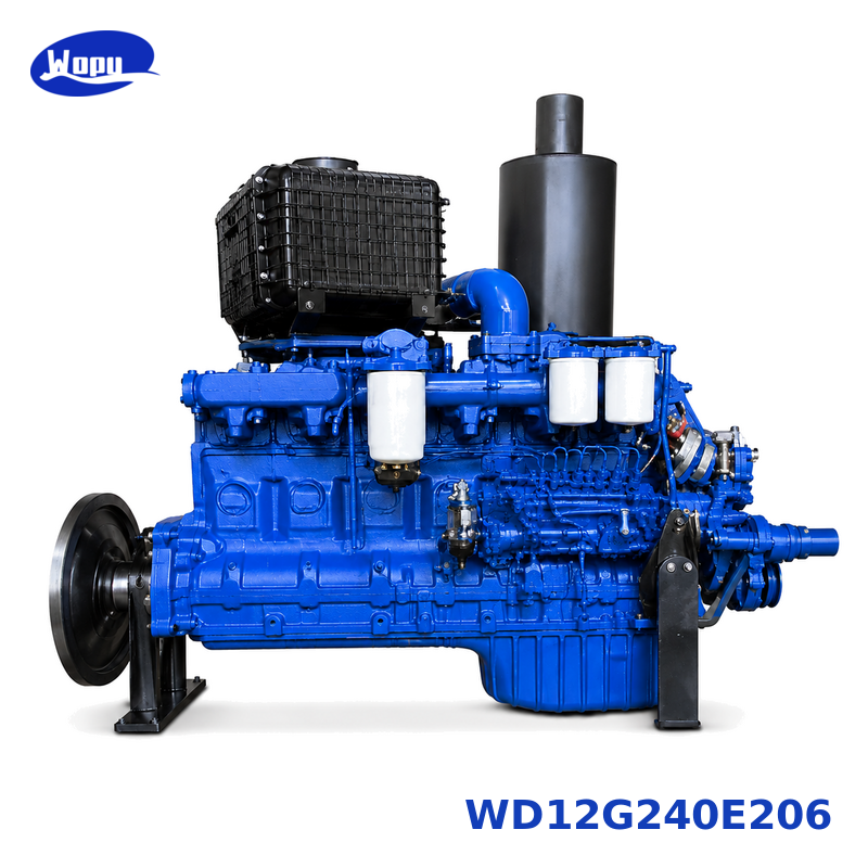 Conjunto de motor de camión WD12G240E206 para piezas de motor diésel de servicio pesado HOWO SHACMAN AUMAN