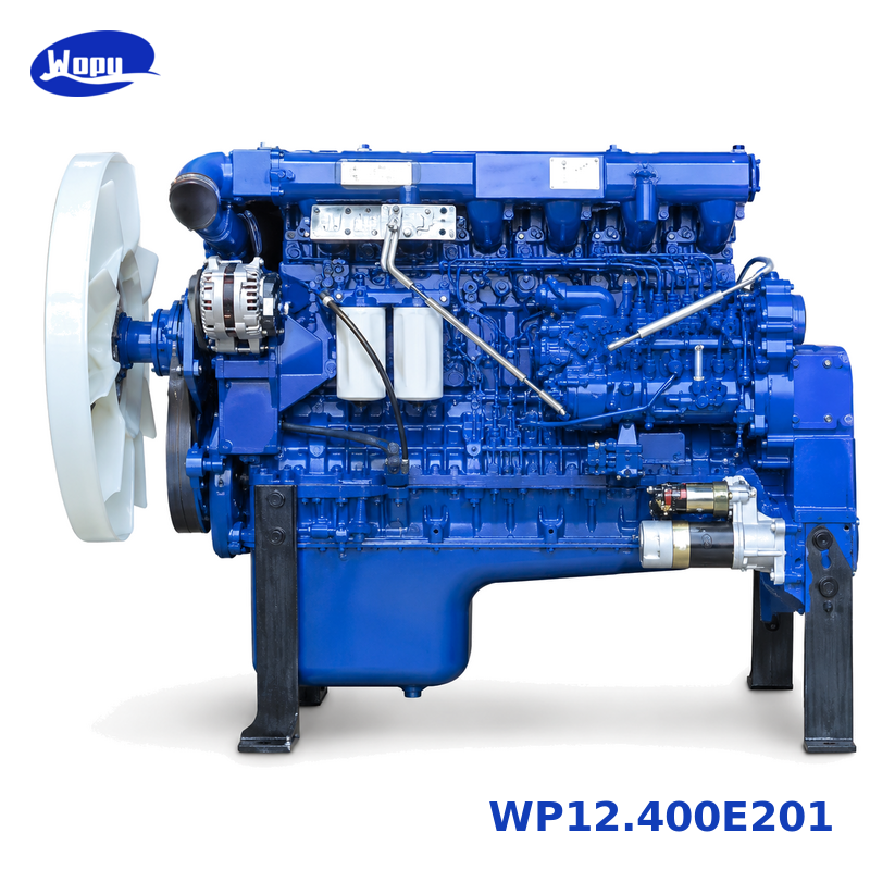 Conjunto de motor de camión WP12.400E201 para piezas del sistema de motor de camiones pesados HOWO, SHACMAN y AUMAN