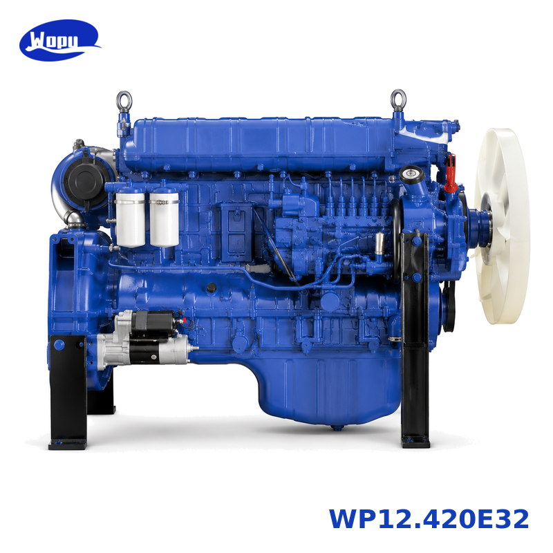 Conjunto de motor de camión WP12.420E32 para piezas de motor diésel de servicio pesado HOWO SHACMAN AUMAN