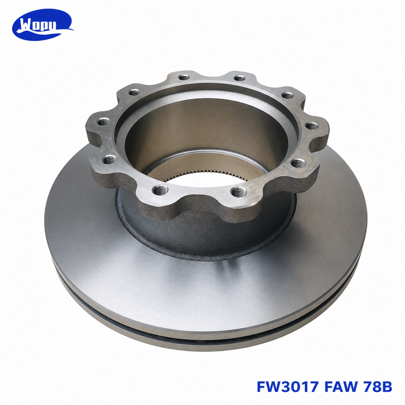Disco de freno FAW 78B FW3017, rotor de freno para camión, piezas de eje con freno de disco para servicio pesado