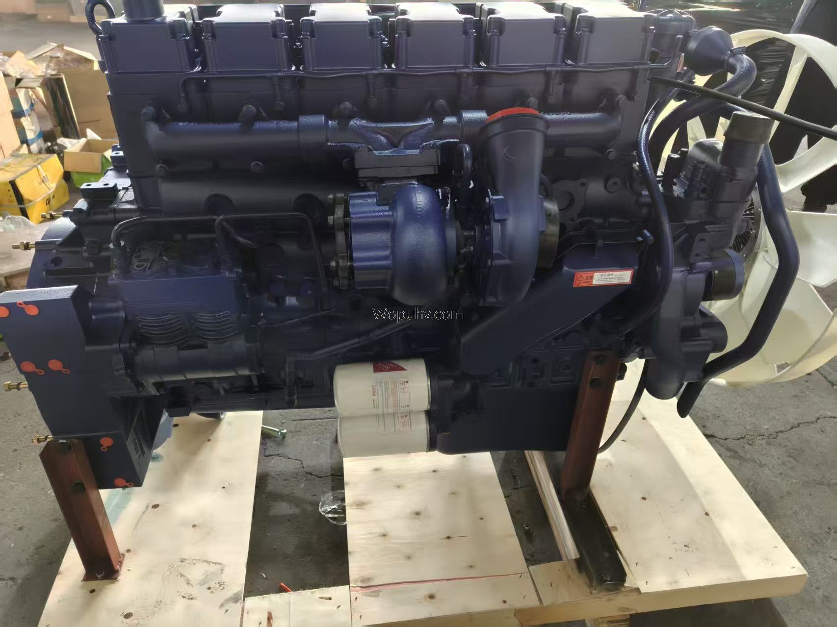 Сборка дизельного двигателя SINOTRUK HOWO 336HP WD615.47