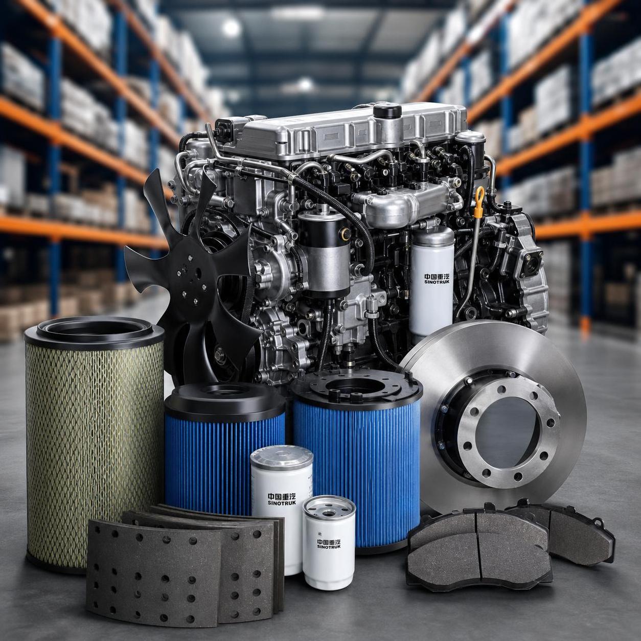 Китайские комплектные запасные части для тяжелых грузовиков демонстрируют резкий рост мирового спроса в 2026, поставки полного ассортимента для SINOTRUK, FAW, SHACMAN, FOTON & DONGFENG