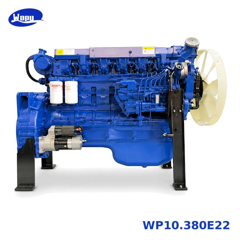 Двигатель в сборе WP10.380E22 для грузовиков HOWO, SHACMAN и AUMAN — детали для тяжелых дизельных двигателей