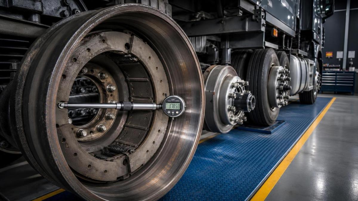 Heavy Truck Brake Drum Wear: Inspection Limits and Replacement Warning Signs Износ тормозного барабана грузового автомобиля: пределы контроля и предупреждающие признаки необходимости замены