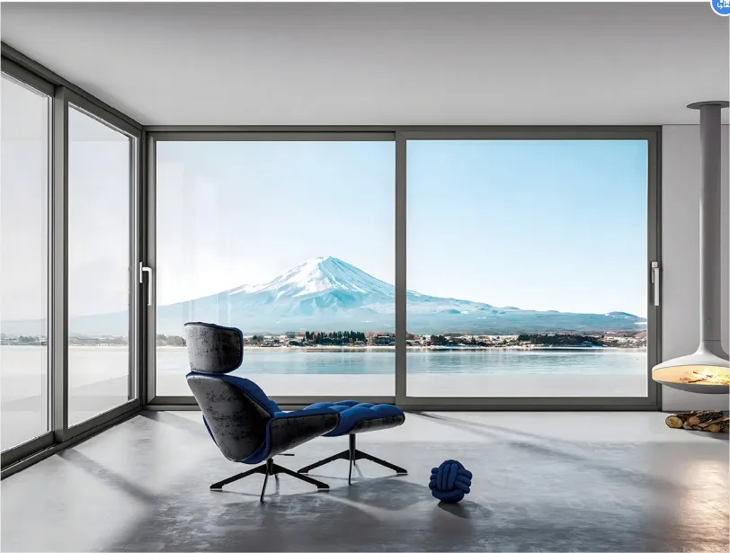 Puerta corrediza de vidrio y aluminio personalizada – Uso interior y exterior, estilo moderno