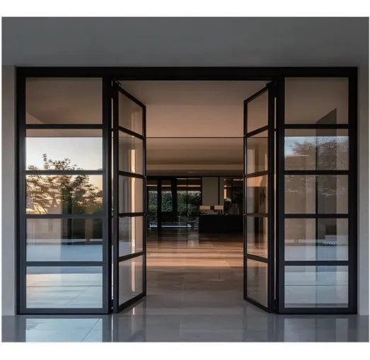 M4-French-Style-Thermal-Break-Aluminum-Casement-Door-Customizable