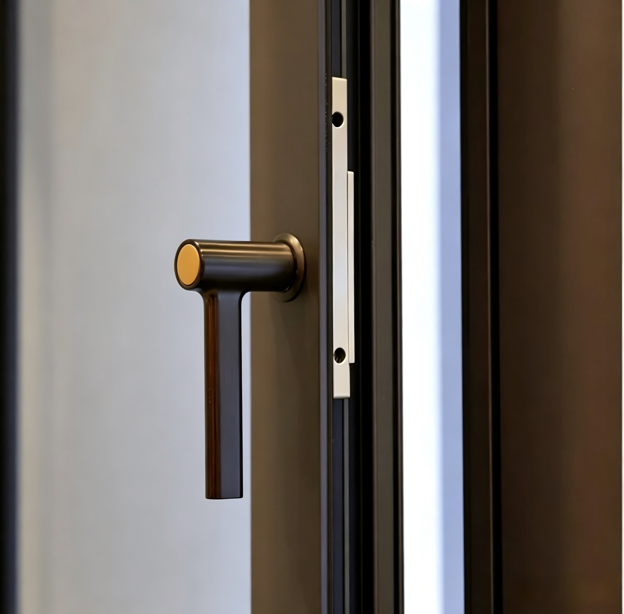 Puertas de patio exteriores batientes de entrada de doble vidrio de nuevo diseño, puerta abatible de aluminio con rotura de puente térmico en venta