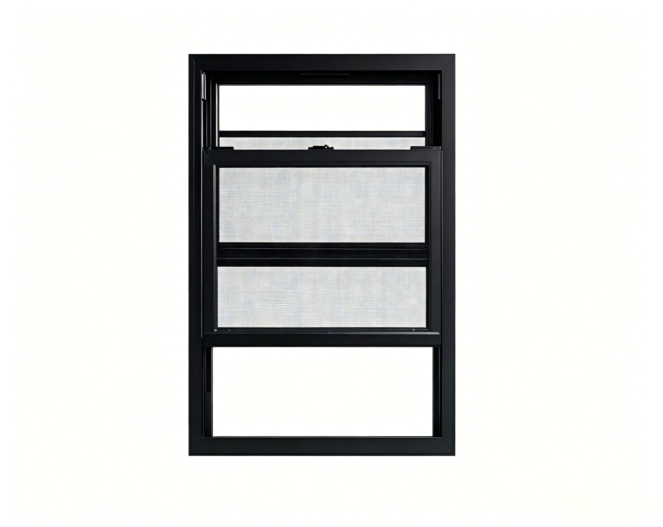 Ventana abatible de aluminio de doble vidrio 5mm+12A+5mm a precio de fábrica
