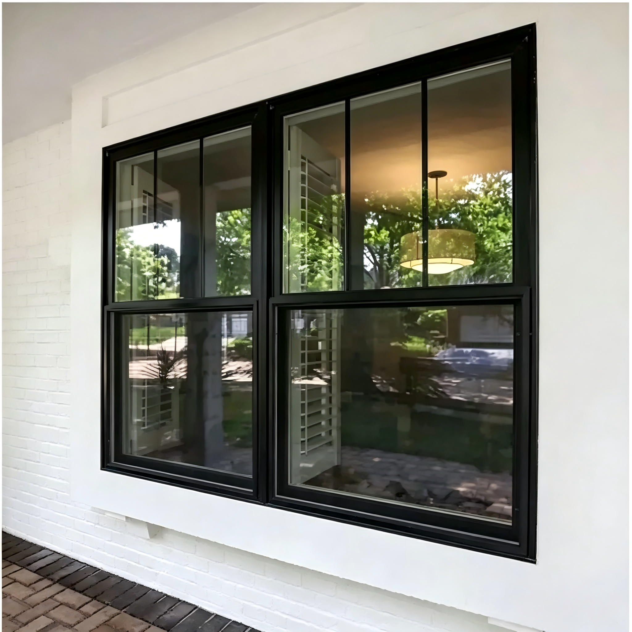 Ventanas panorámicas grandes de aluminio de doble vidrio con ahorro de energía