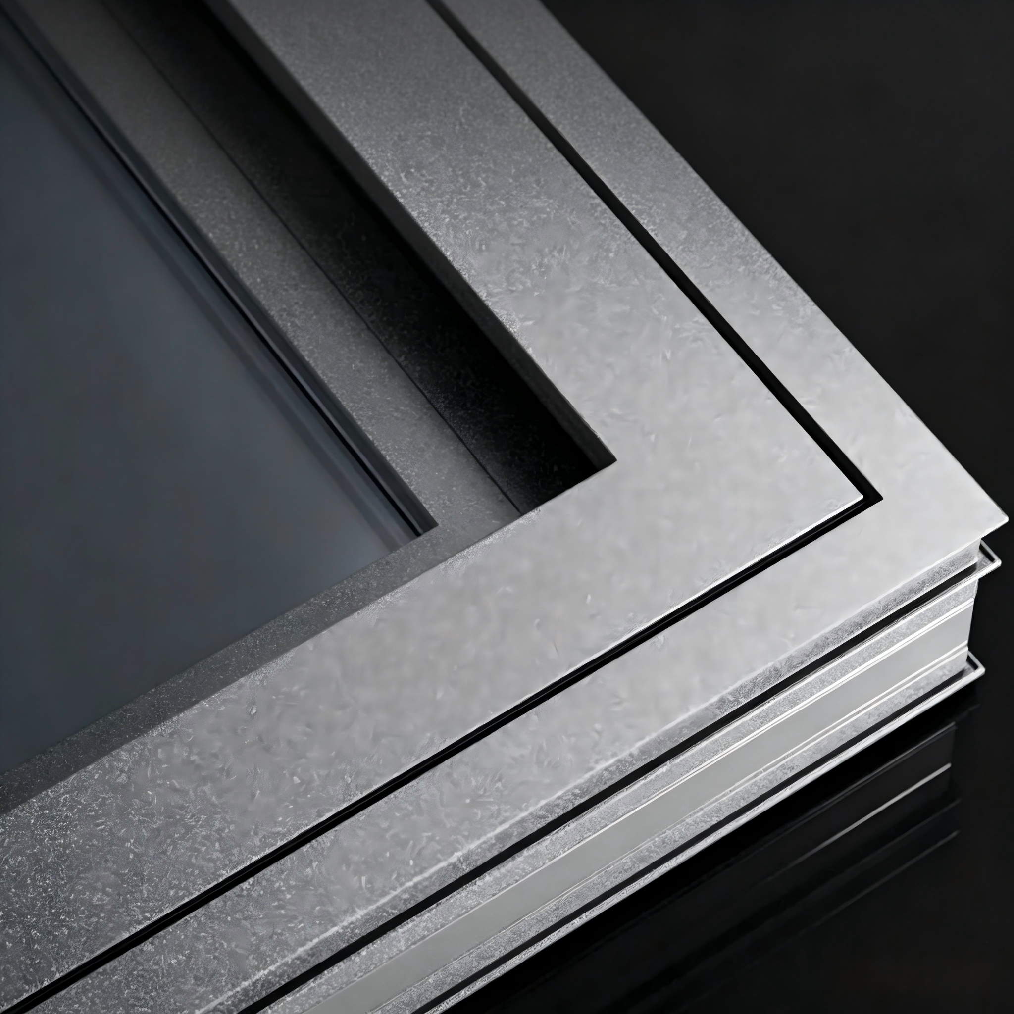 Ventanas de balcón abatibles de vidrio insonorizadas con perfil de aluminio de diseño simple más reciente