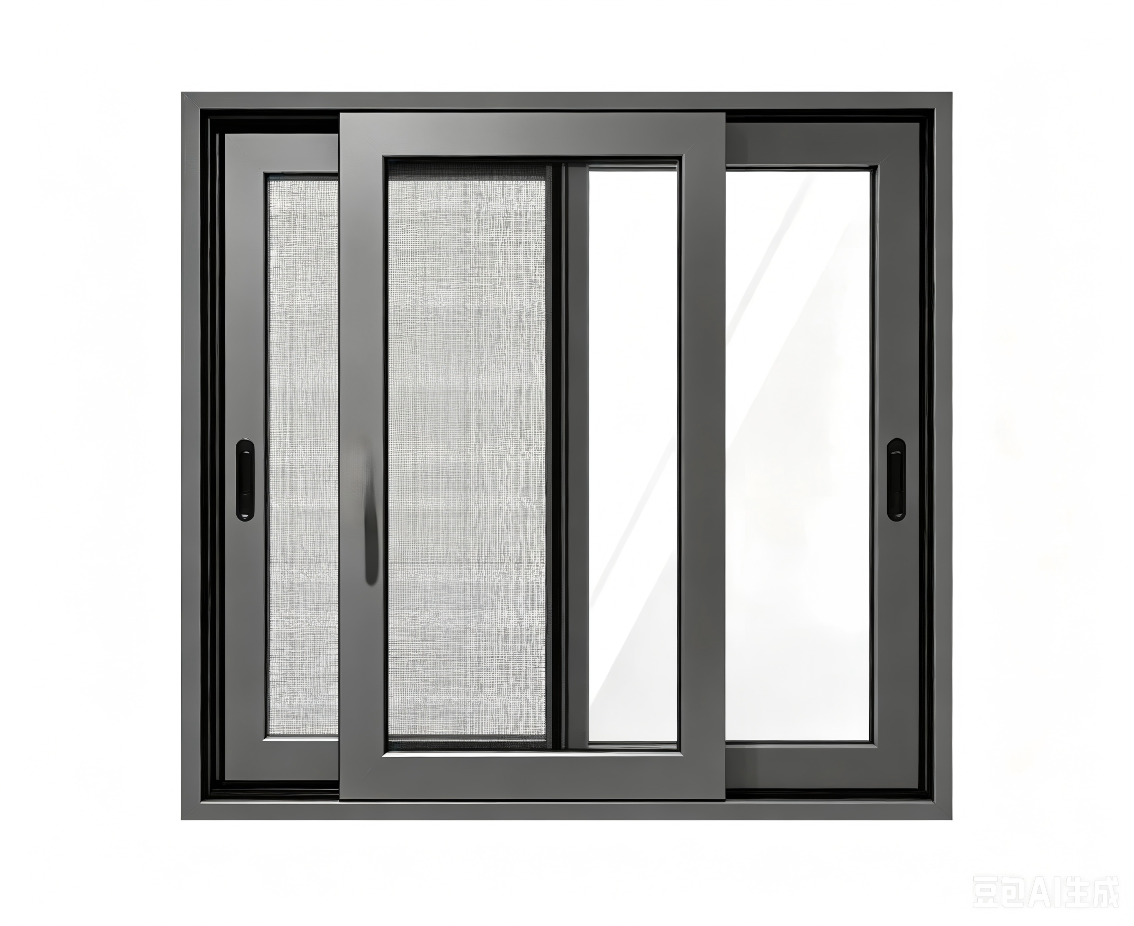Ventana corrediza interior de vidrio sin marco de aluminio para baño, cocina e interior, estándar personalizada