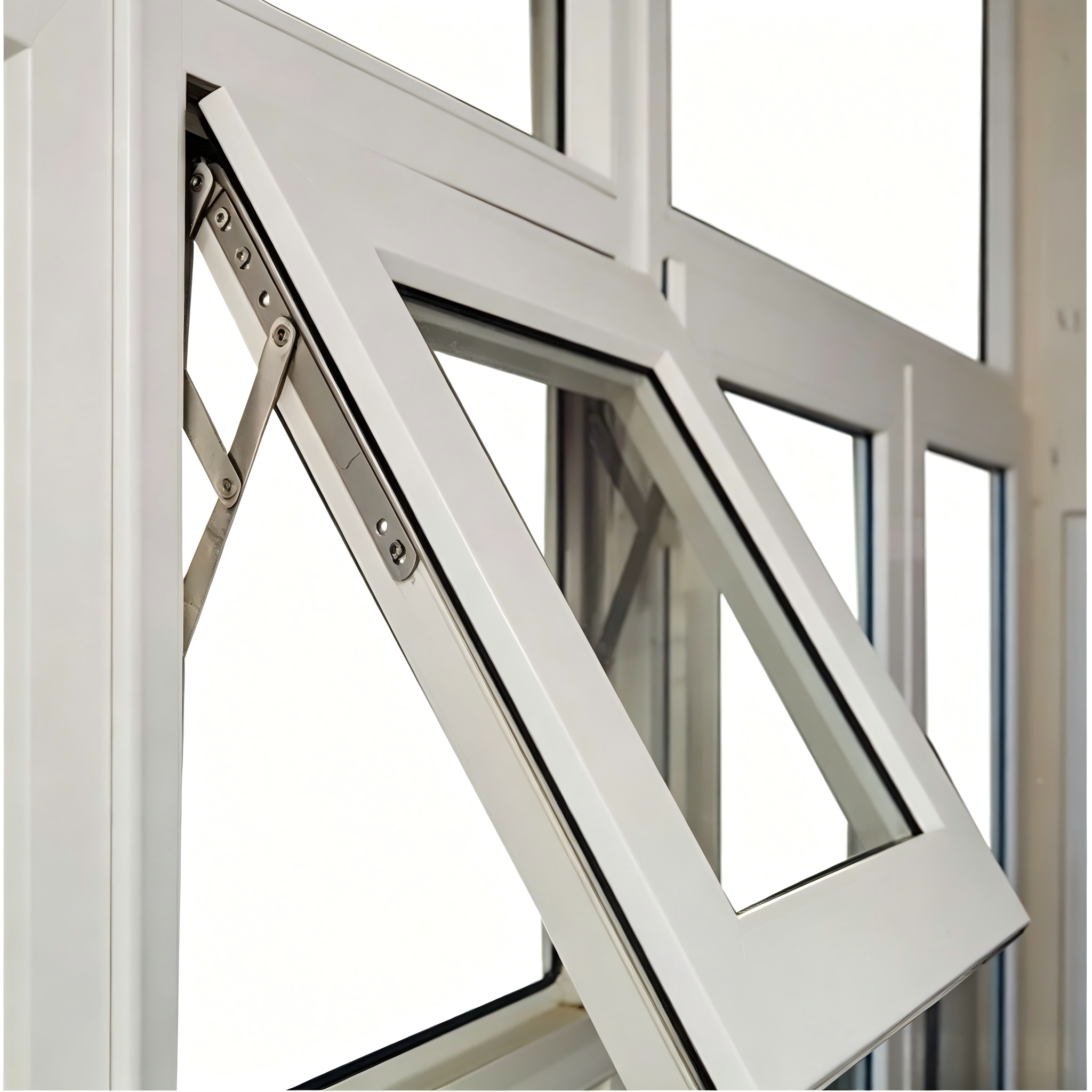 Sistema de sellado de ventanas abatibles de aluminio con sellador de silicona personalizado