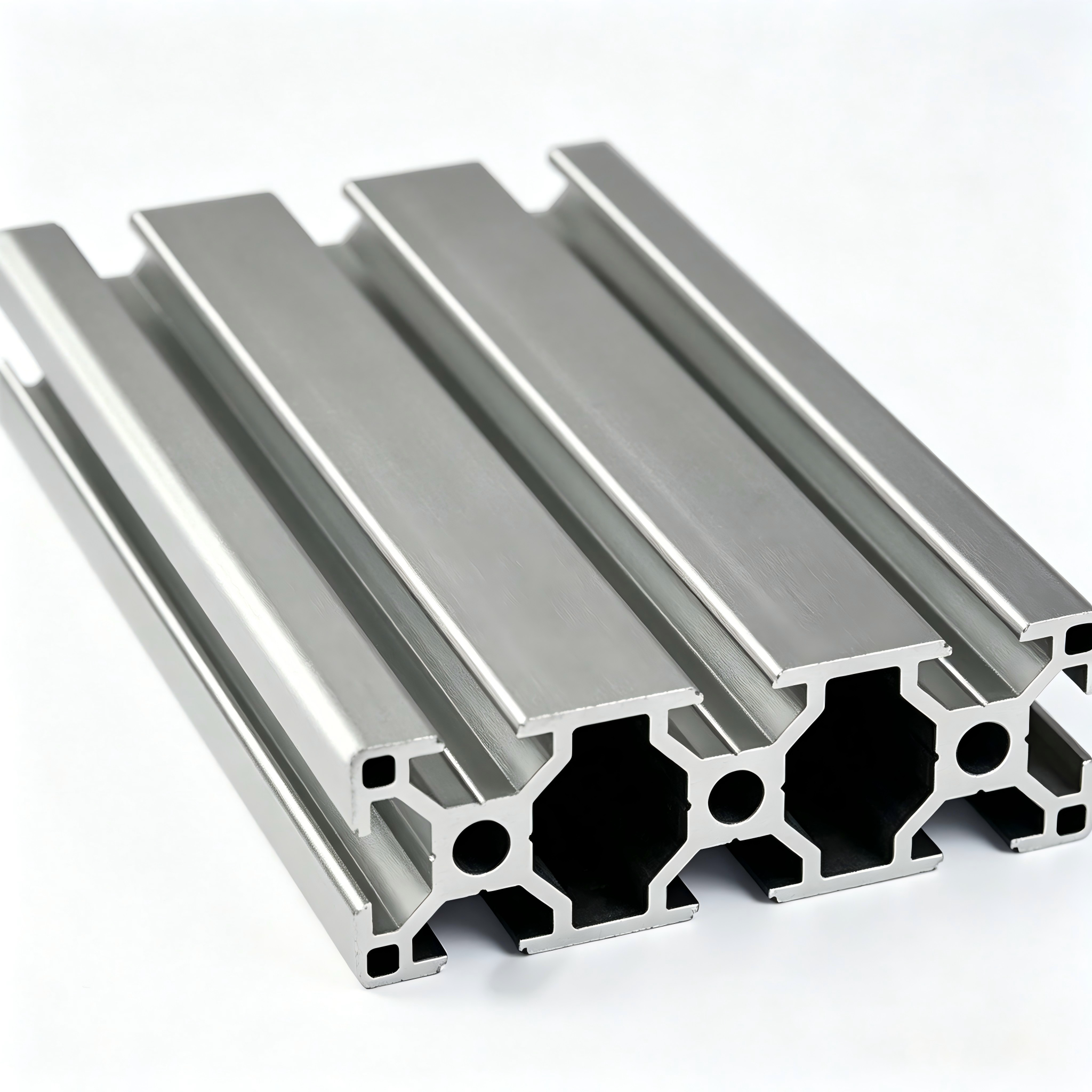Perfil de extrusión de aluminio industrial extruido 2020 3030 4040 4080