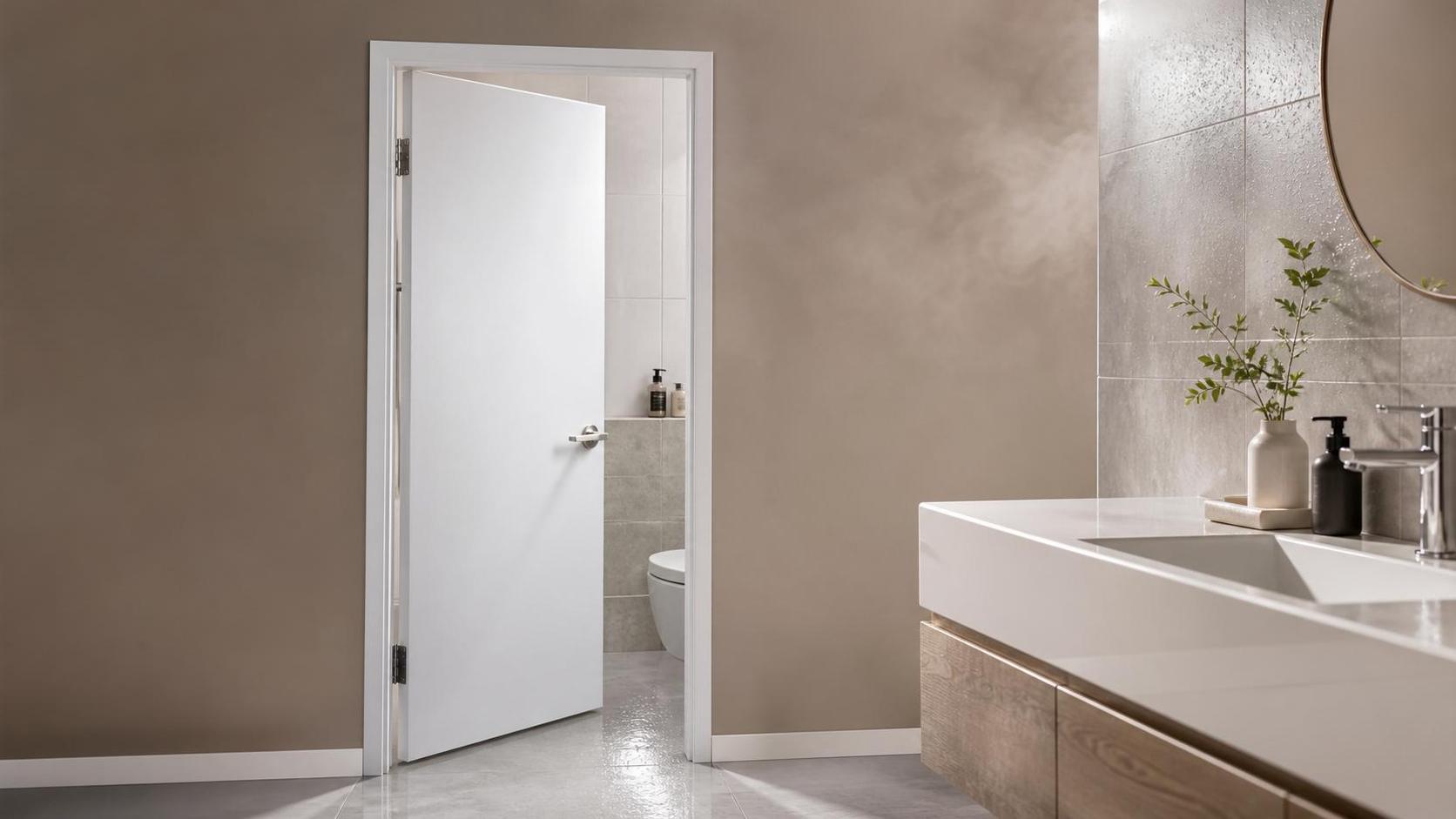 Puertas de baño de PVC sencillas: ¿qué las hace más fáciles de mantener?