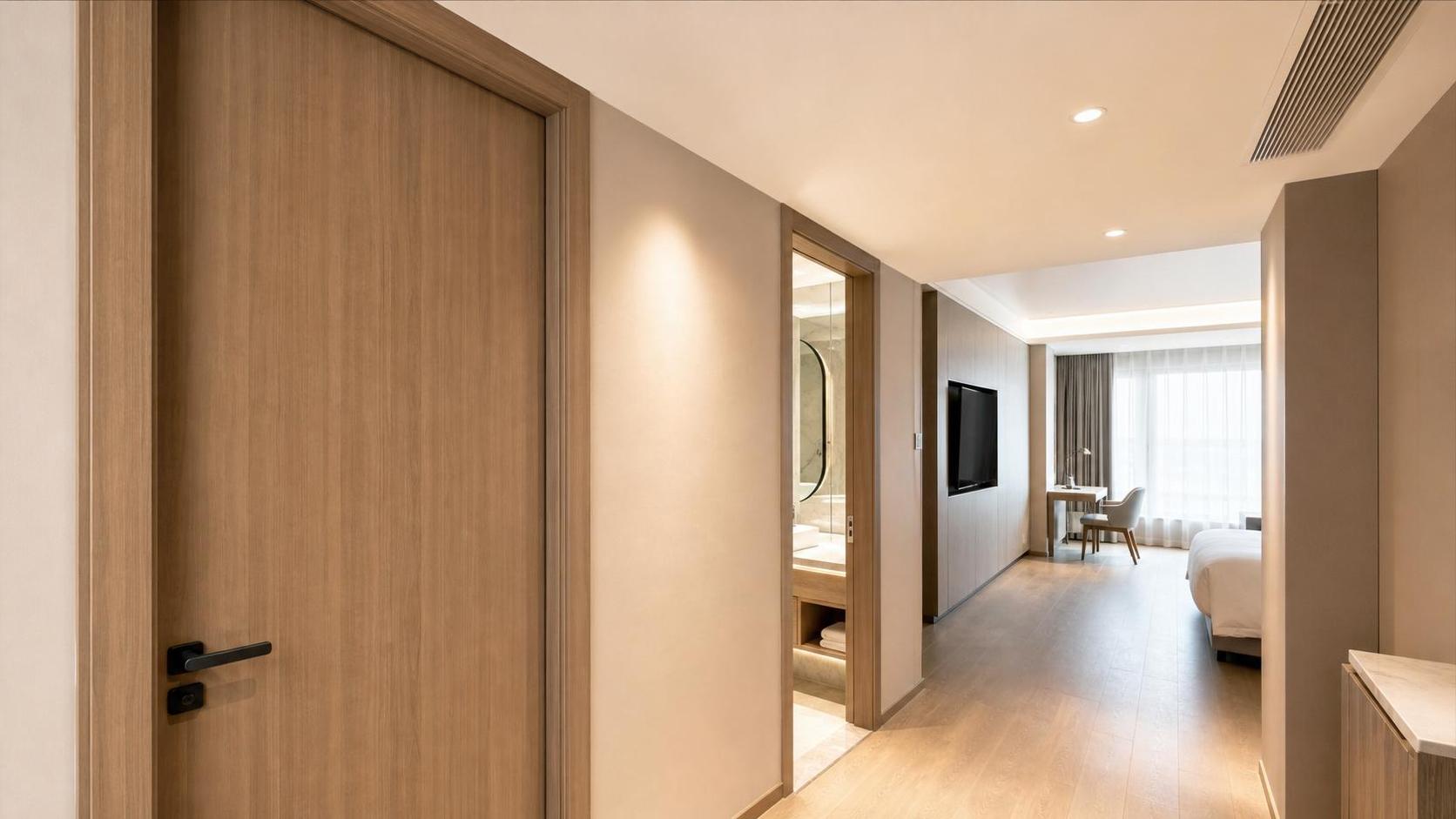 Mejoras de puertas para habitaciones de hotel: cuándo el WPC impermeable compensa
