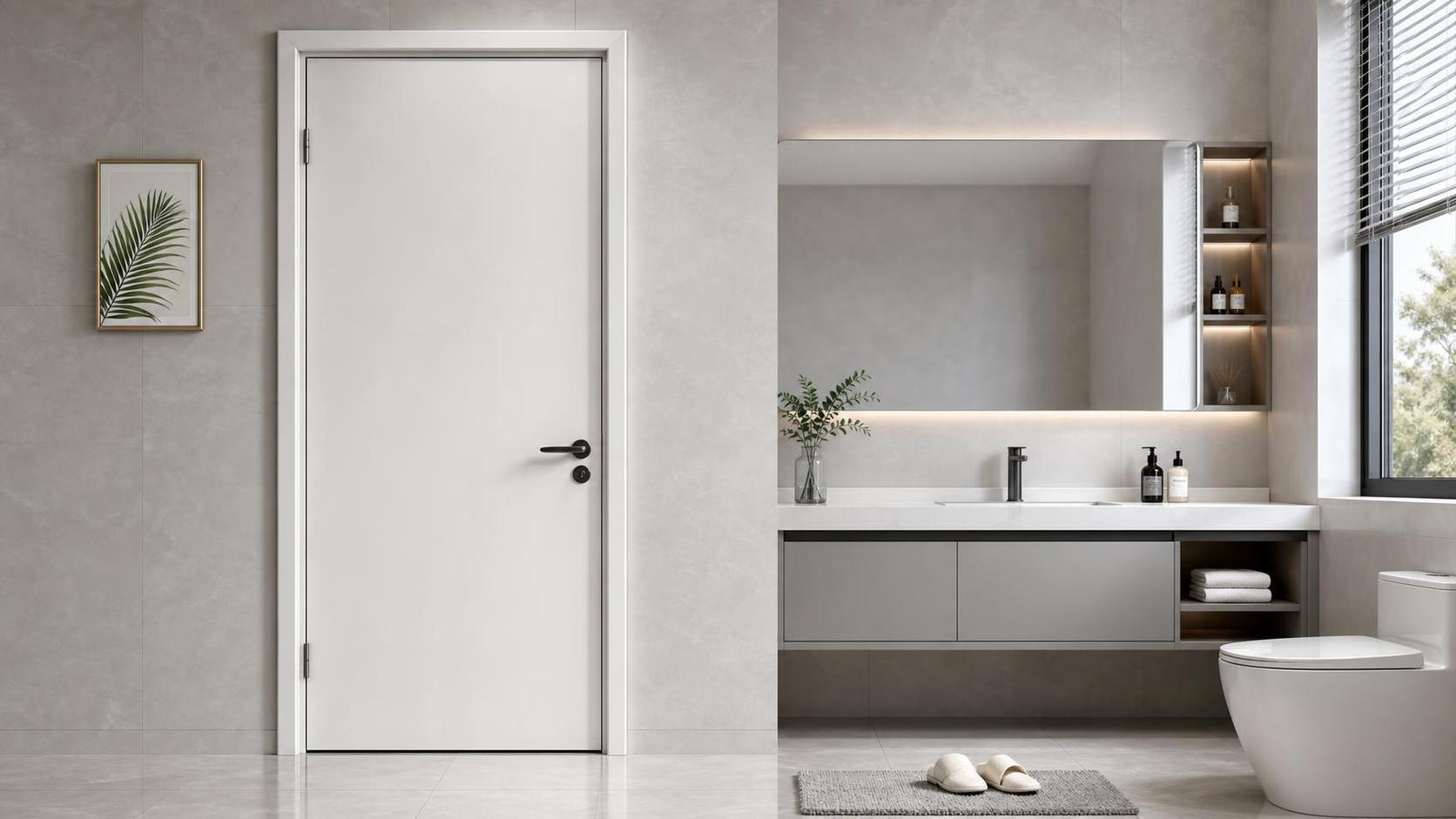 Errores comunes de instalación de puertas de PVC económicas para baños