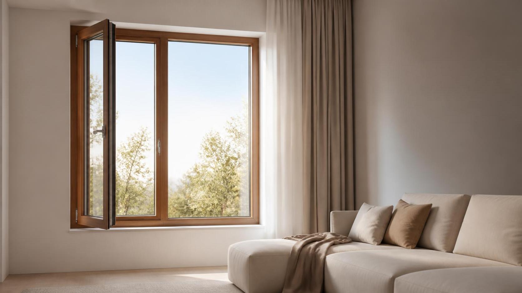 Cómo elegir ventanas de madera y aluminio para dormitorios y salones