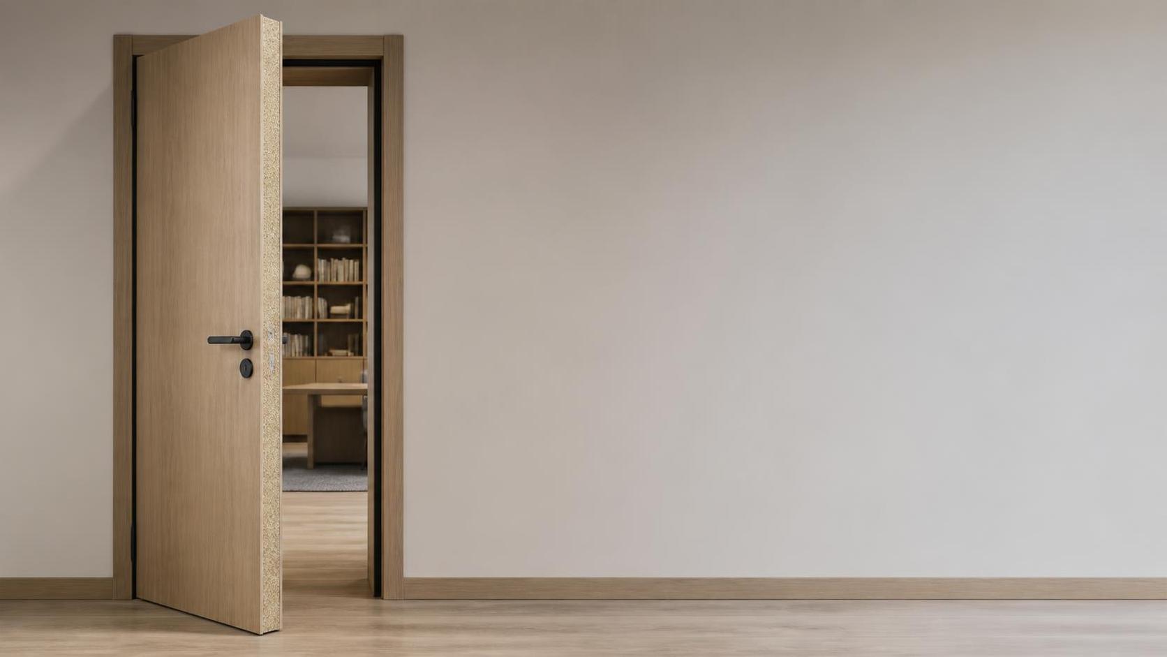 Puertas interiores modernas de madera: selección de materiales de núcleo para una durabilidad diaria