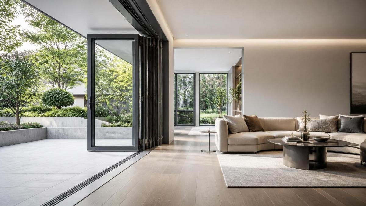 Low-Threshold Folding Doors: Improving Accessibility Without Sacrificing Drainage Puertas plegables de umbral bajo: mejora de la accesibilidad sin sacrificar el drenaje
