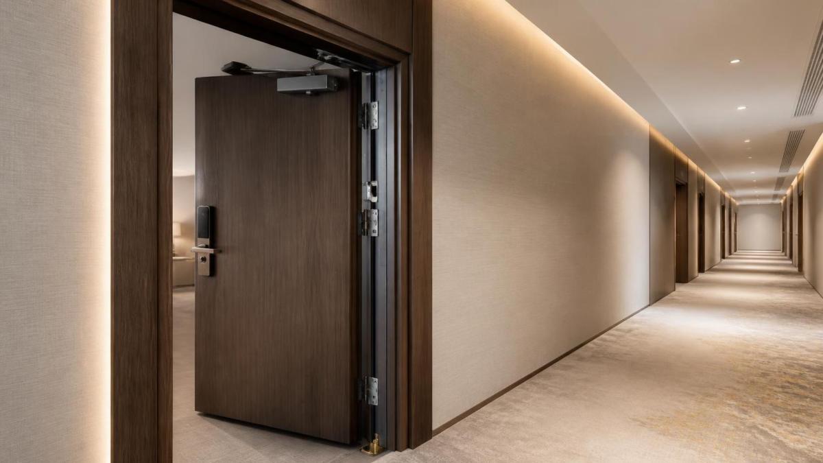 Hotel Interior Door Specifications That Help Reduce Noise and Maintenance Calls Especificaciones de puertas interiores de hotel que ayudan a reducir el ruido y las solicitudes de mantenimiento