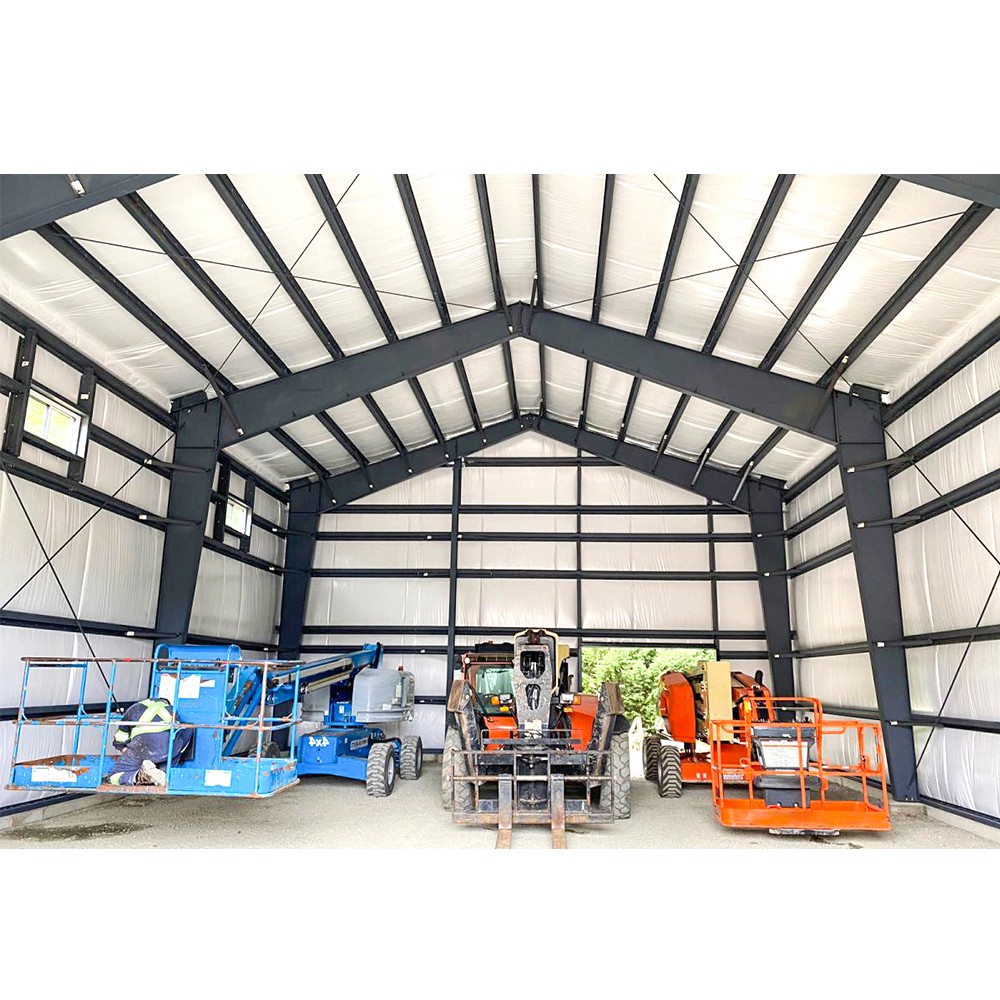 Garagem em estrutura de aço