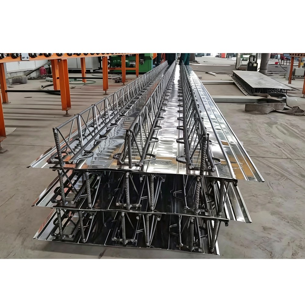 Deck de piso treliçado de barras de aço galvanizado leve para casa pré-fabricada em aço com serviços de soldagem corte & dobragem