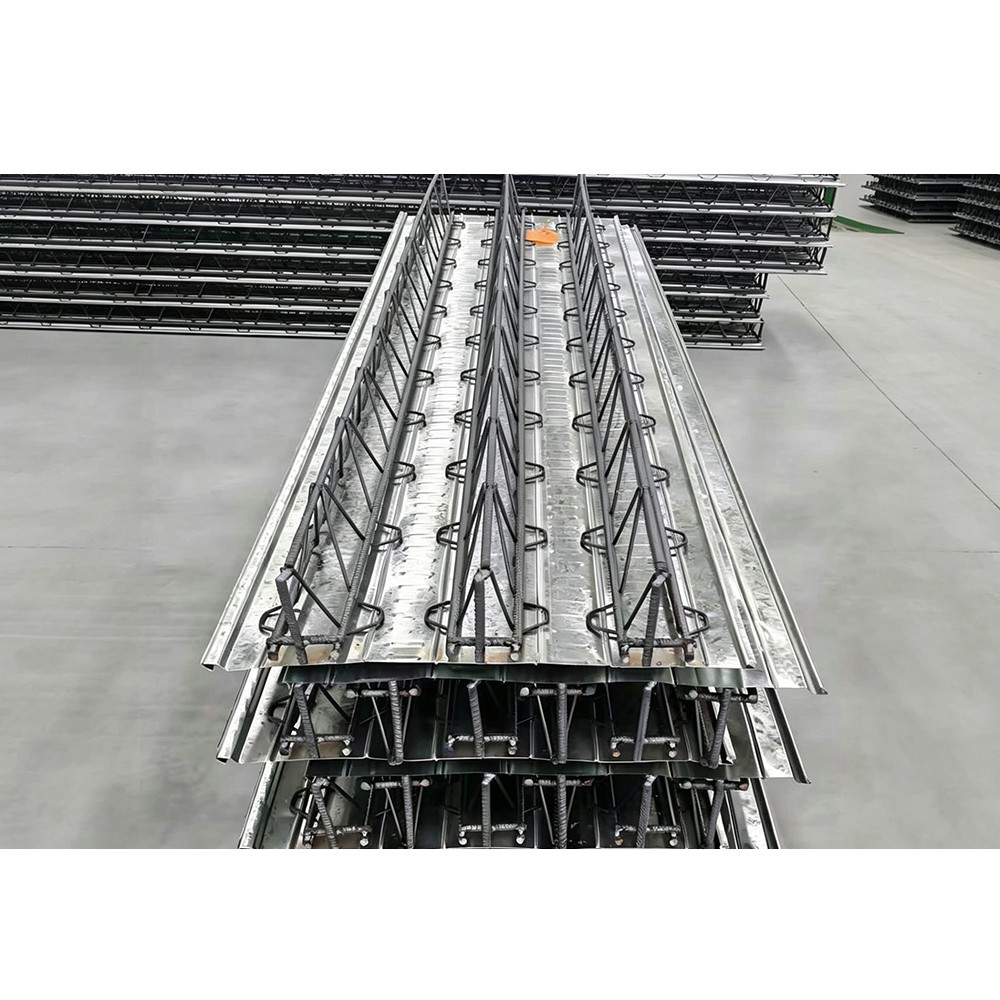 Deck de piso treliçado de barras de aço galvanizado leve para casa pré-fabricada em aço com serviços de soldagem corte & dobragem