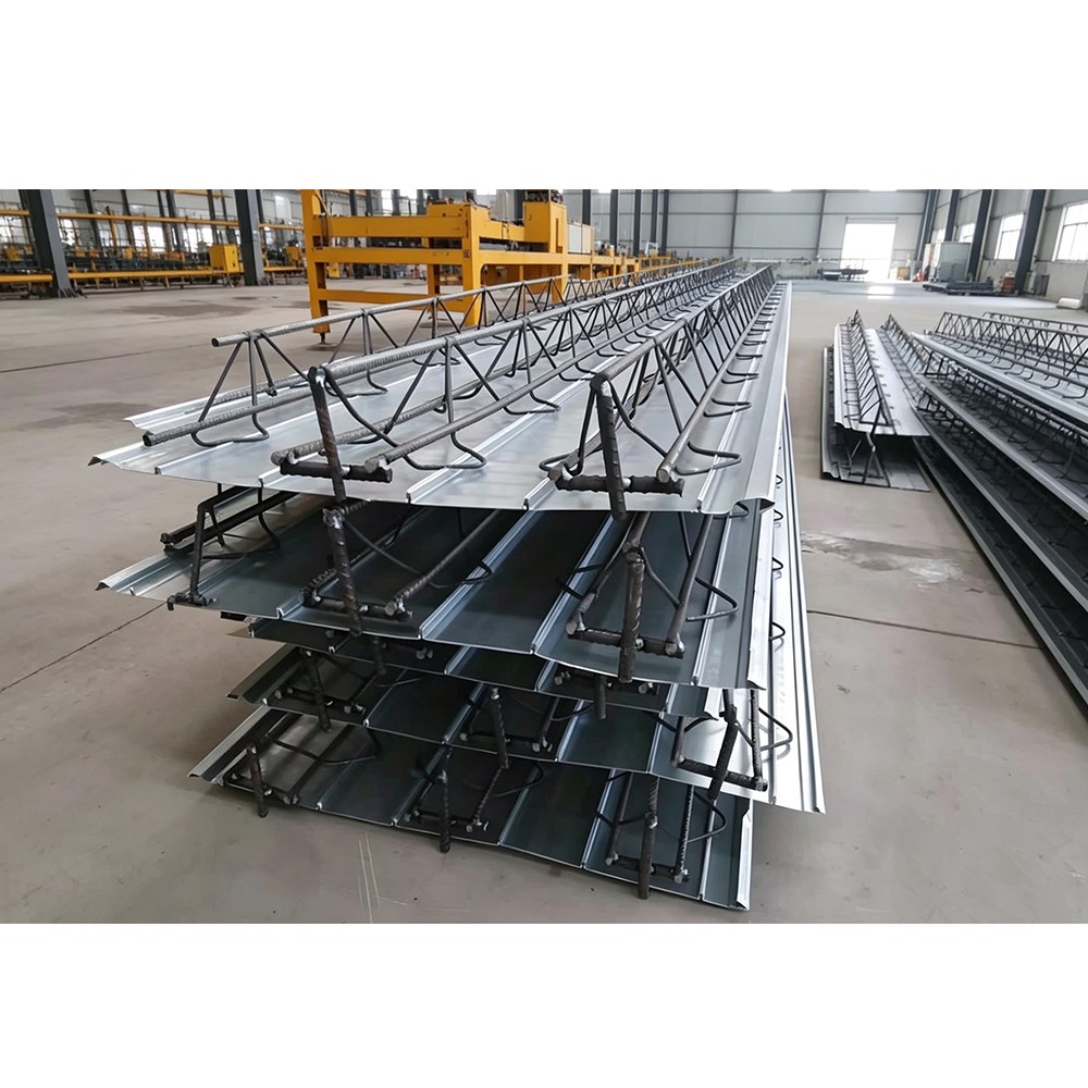 Deck de piso treliçado de barras de aço galvanizado leve para casa pré-fabricada em aço com serviços de soldagem corte & dobragem