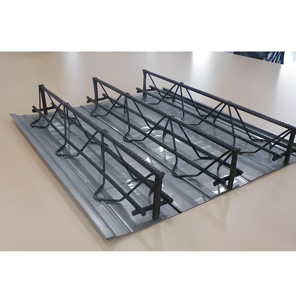 Deck de piso treliçado de barras de aço galvanizado leve para casa pré-fabricada em aço com serviços de soldagem corte & dobragem