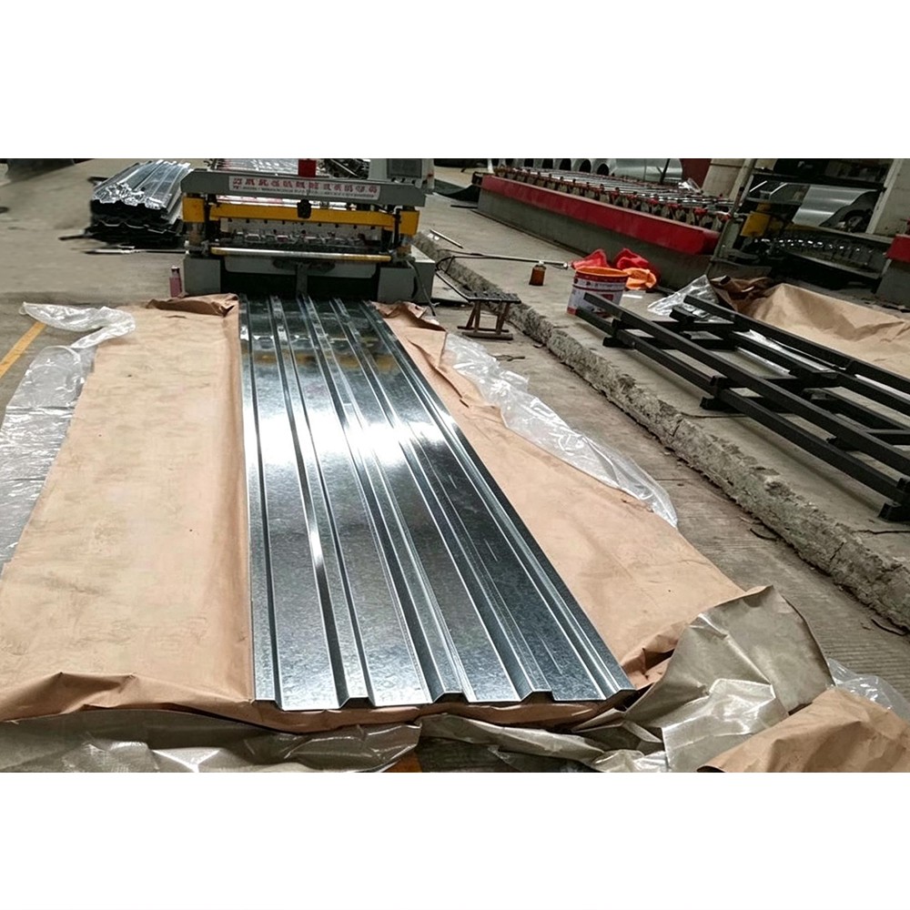 Chapa de Deck Metálico Deck de Aço Corrugado Galvanizado para Edifício de Estrutura de Aço