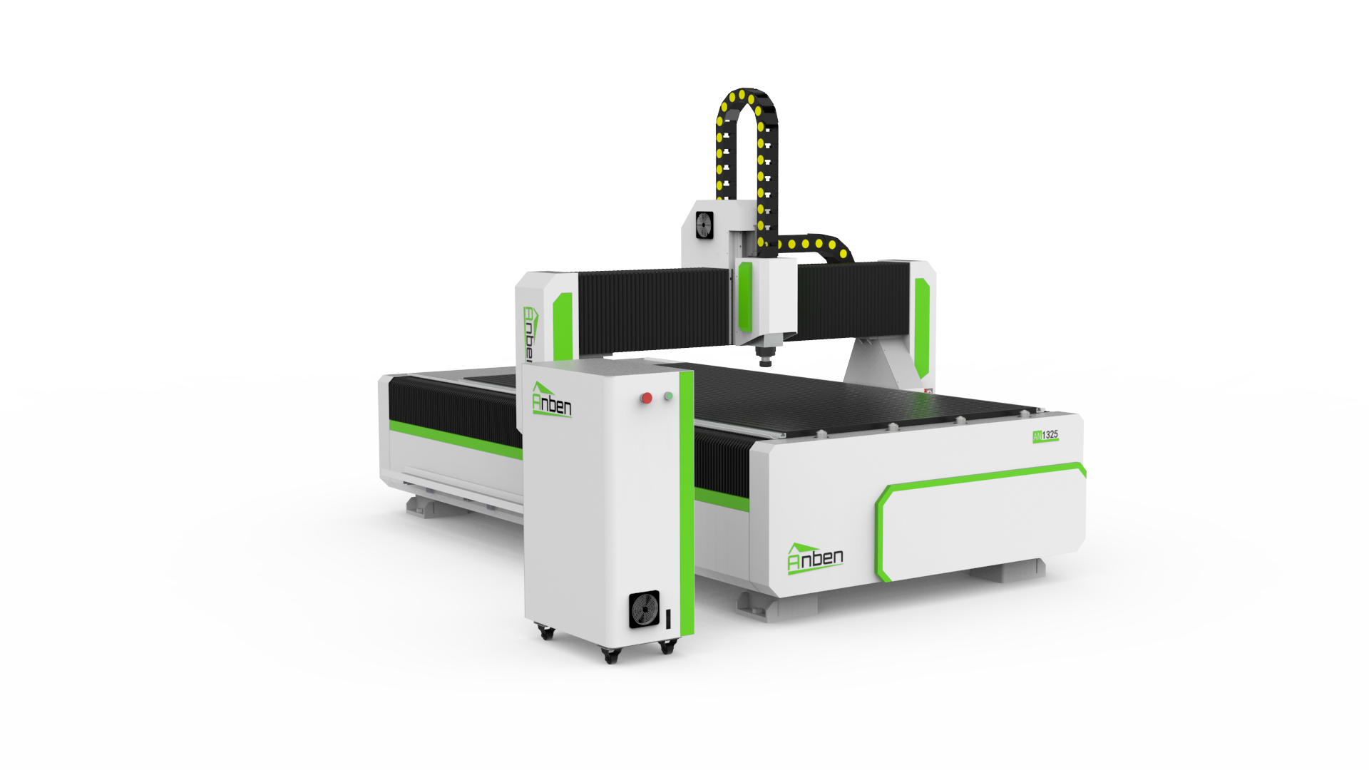 Router CNC AN1325 con cambio manual de herramientas