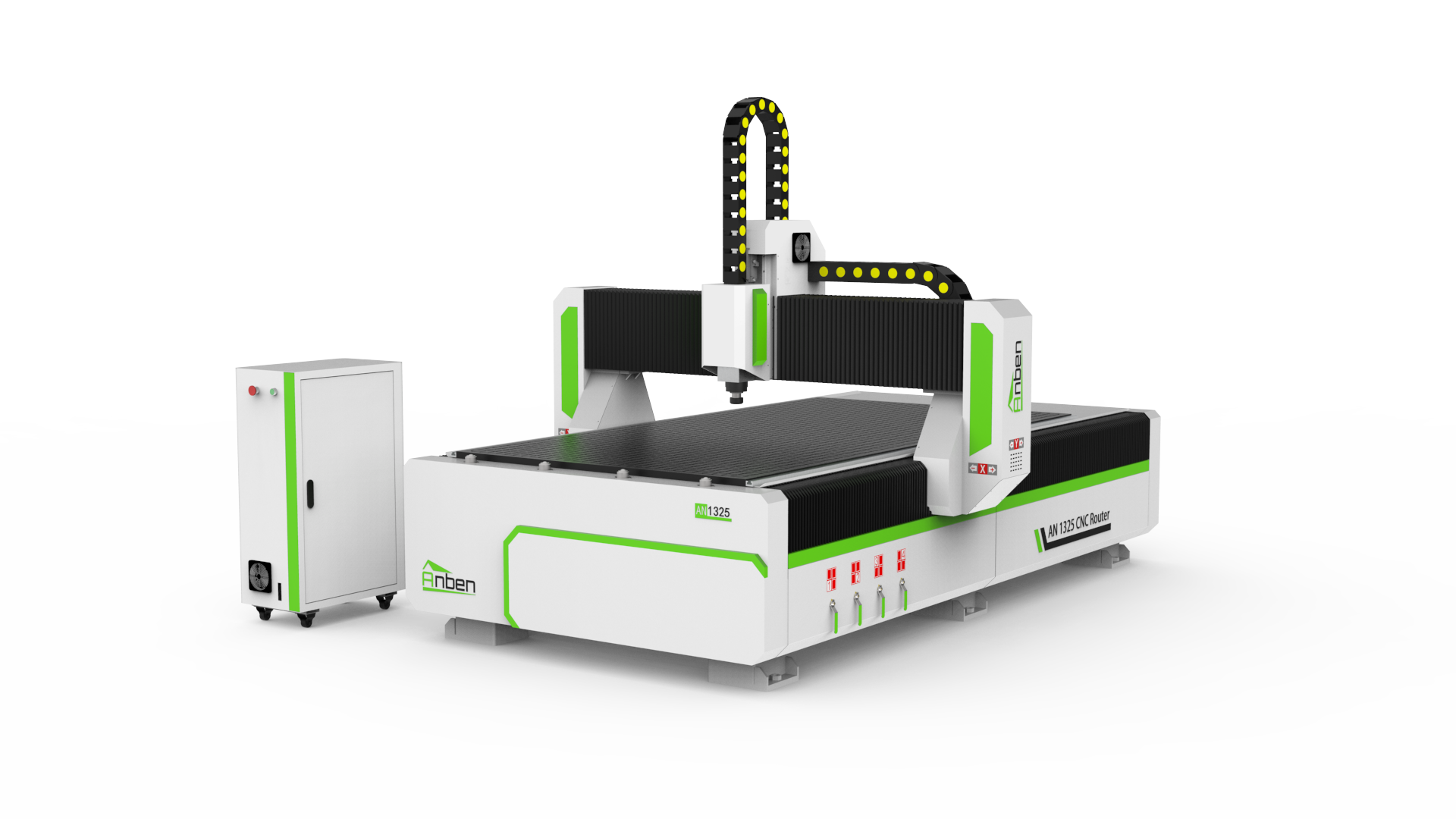Router CNC AN1325 con cambio manual de herramientas