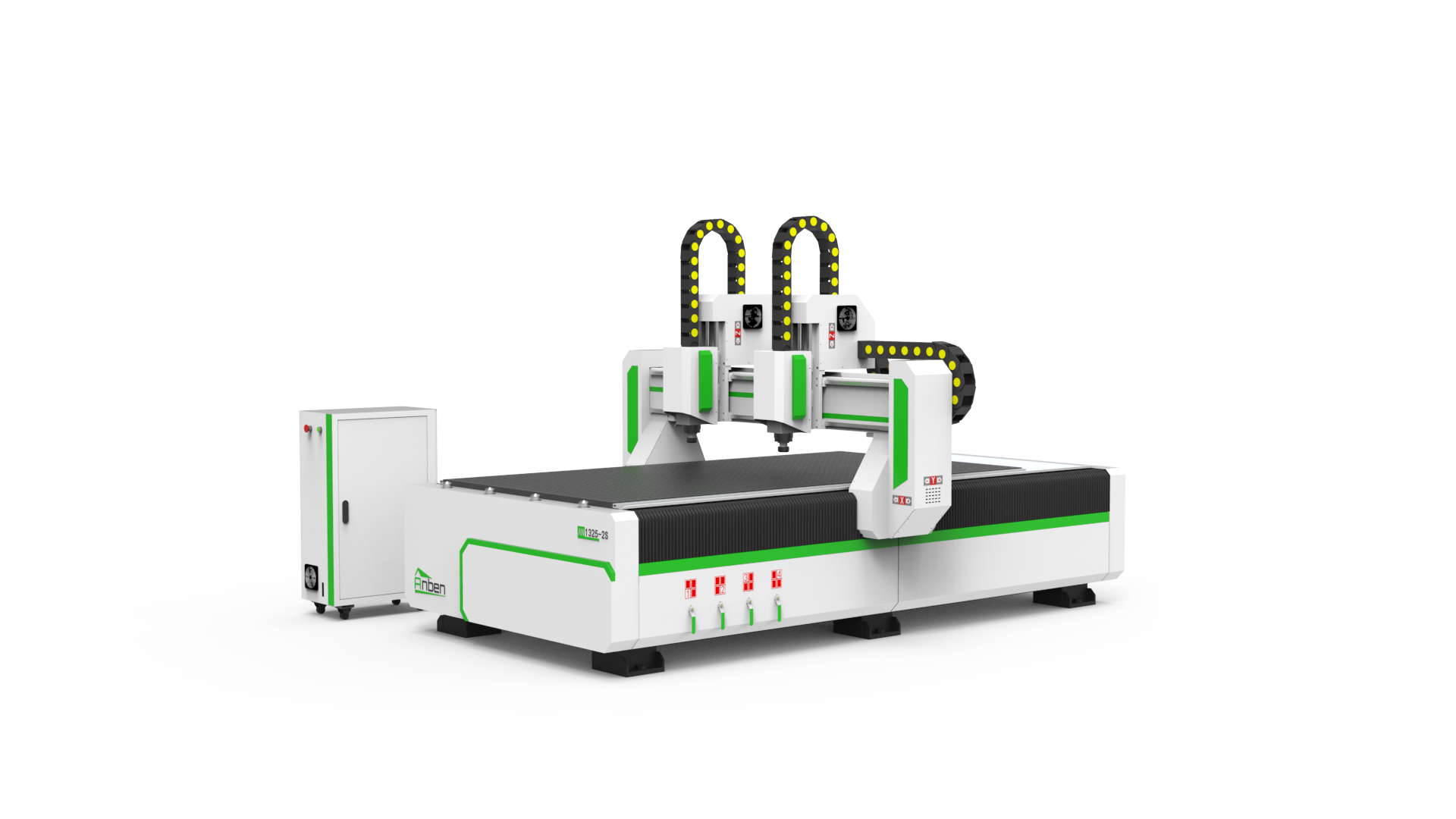 Router CNC AN1325 con dos husillos independientes