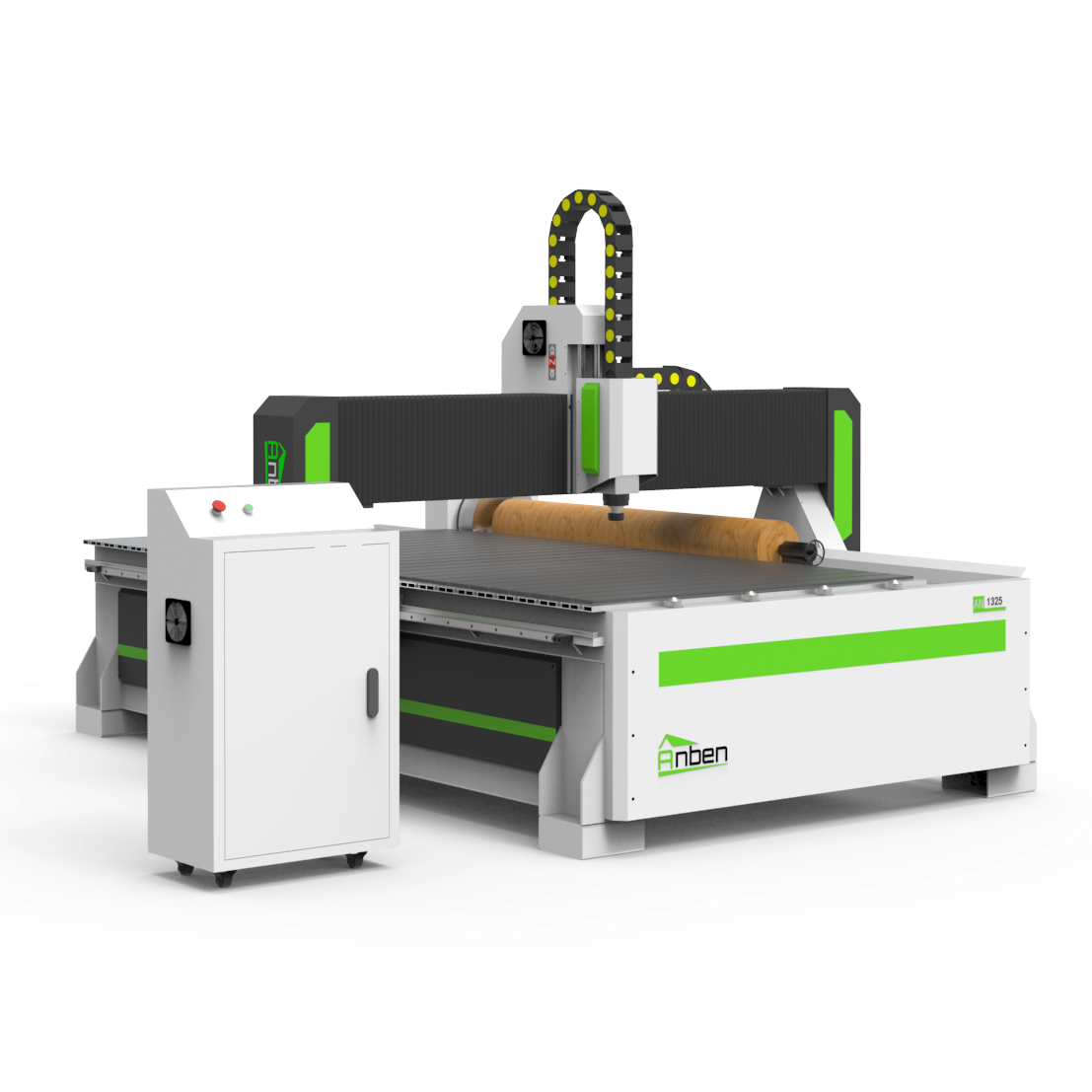 Router CNC AN con eje rotativo