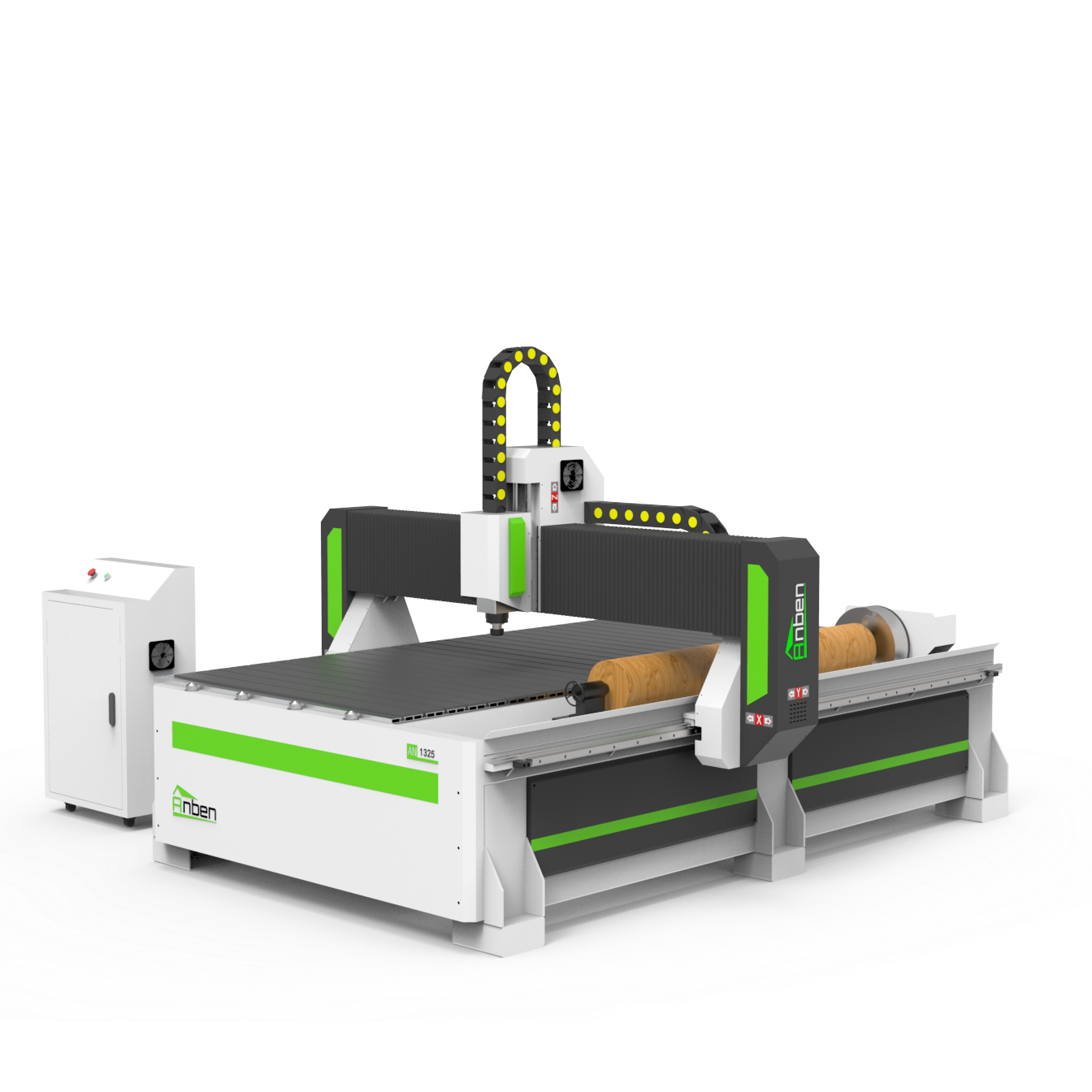 Router CNC AN con eje rotativo Router CNC AN con eje rotativo