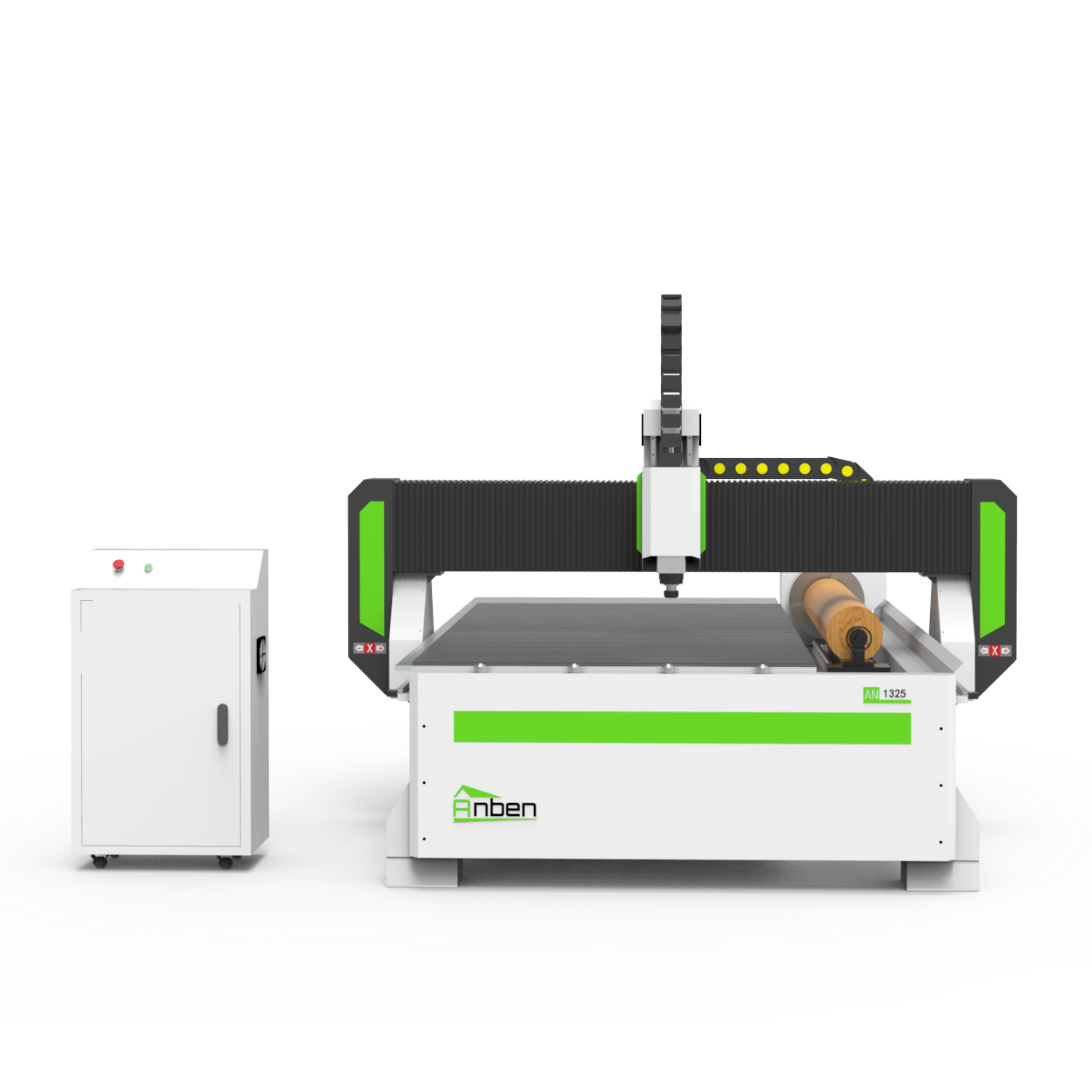 Router CNC AN con eje rotativo