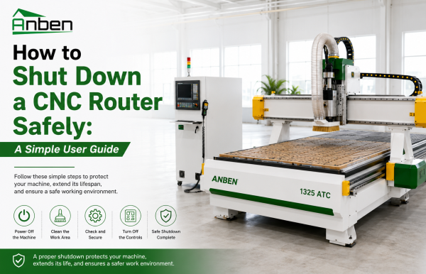 Cómo apagar un router CNC de forma segura: guía sencilla para el usuario