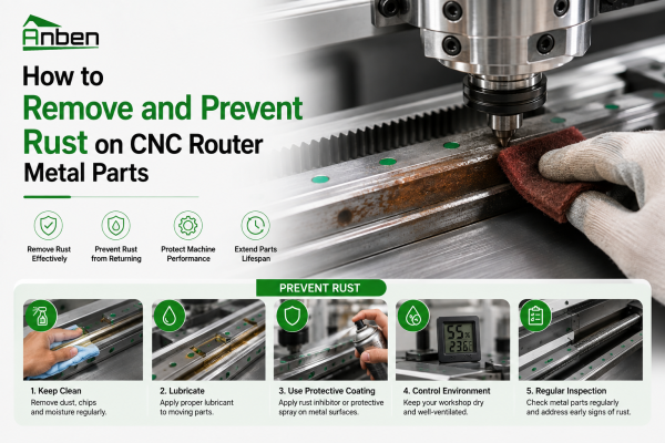 Cómo eliminar y prevenir el óxido en las piezas metálicas de una fresadora CNC
