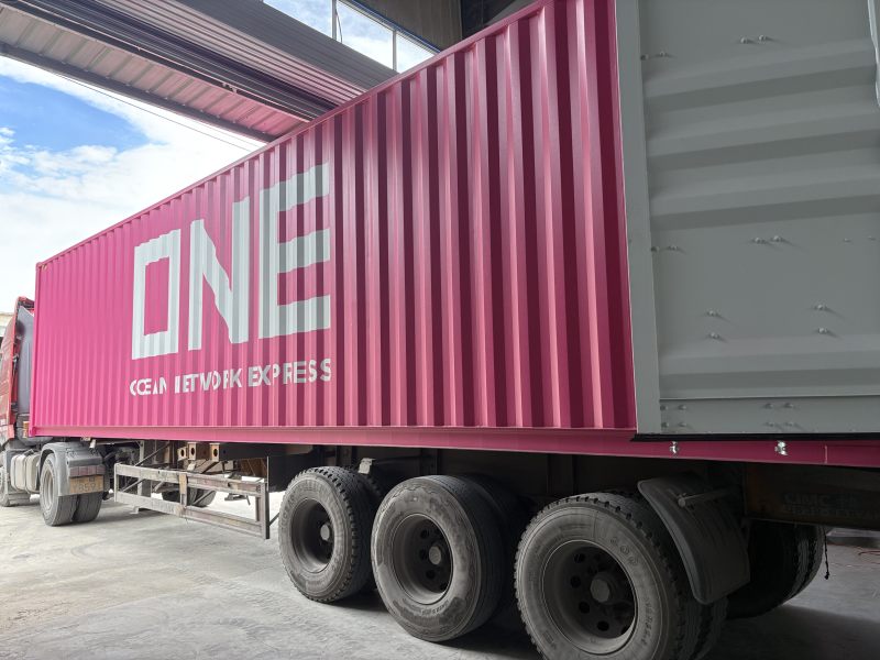 Primer viaje en un contenedor completamente nuevo
